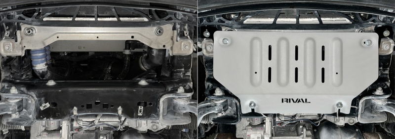 Ford F150 Skid Plate - Rival 4x4 - Aluminum Radiator - `15-`27